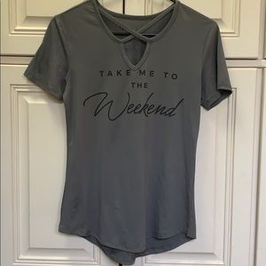 Take me to the weekend girls tee junior Xsan